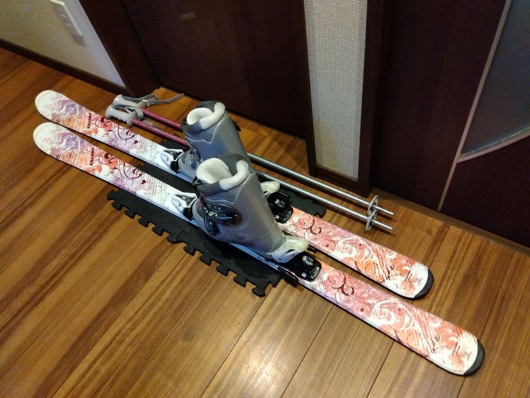 ALL♡KAZAMA/学生・レディース用/スキーセット/メンテ・WAX済み✔