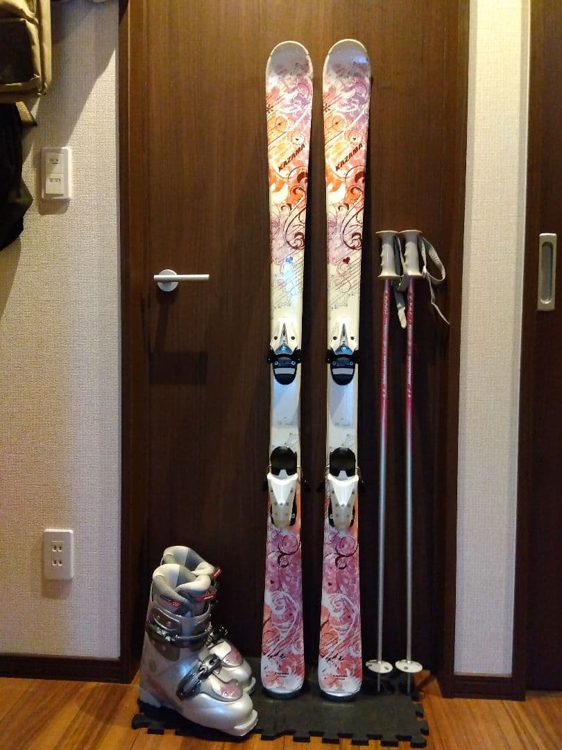 ALL♡KAZAMA/学生・レディース用/スキーセット/メンテ・WAX済み✔