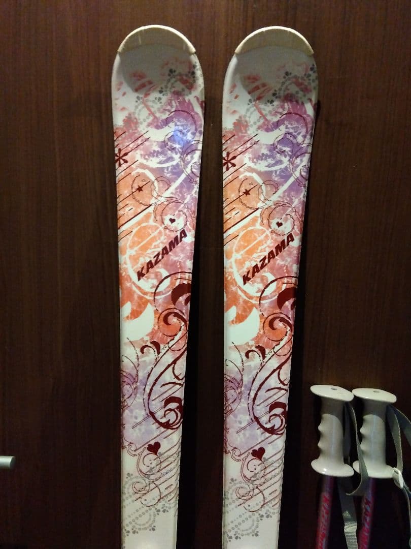ALL♡KAZAMA/学生・レディース用/スキーセット/メンテ・WAX済み✔