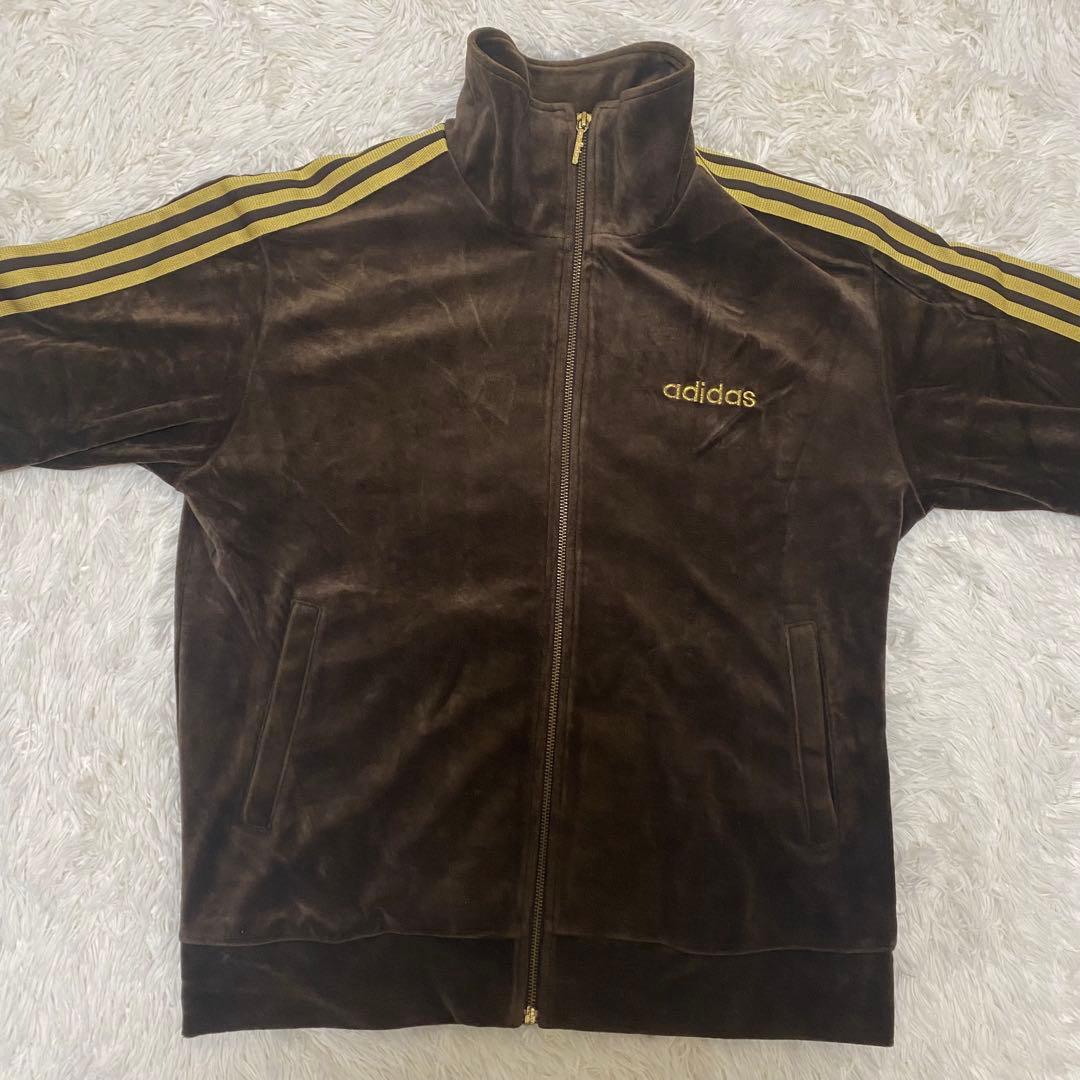 マ*助様 入手困難　adidas アディダス　ベロア　セットアップ　ジャージ　X