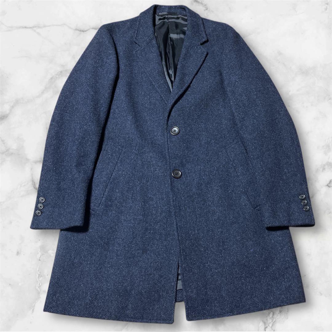 UNITED ARROWS チェスターコート ネイビー(濃紺)M ウール