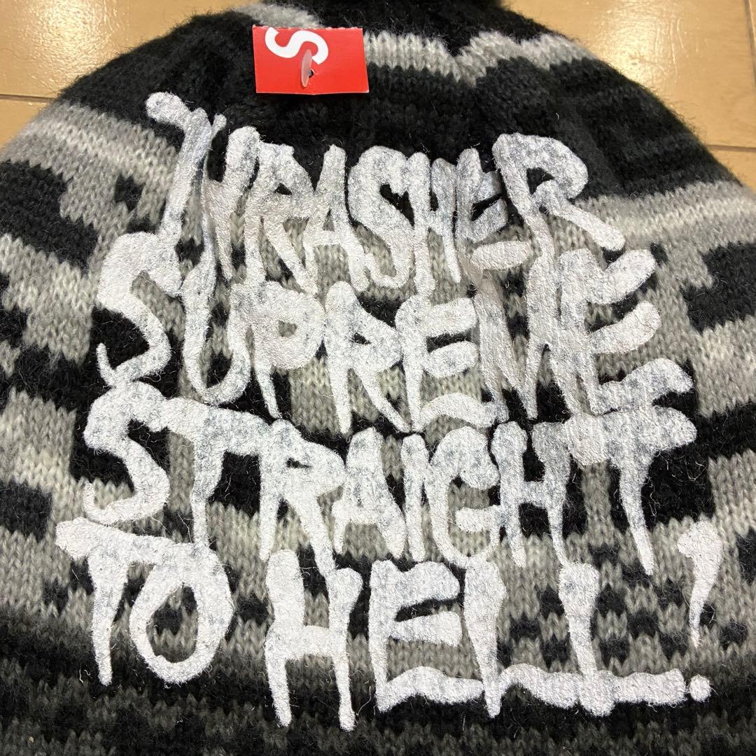 supremeスラッシャー ビーニー