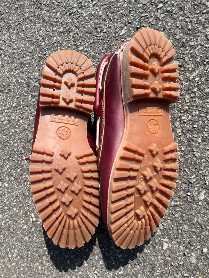 【美品】Timberland 3eye スリーアイ 27cm バーガンディ