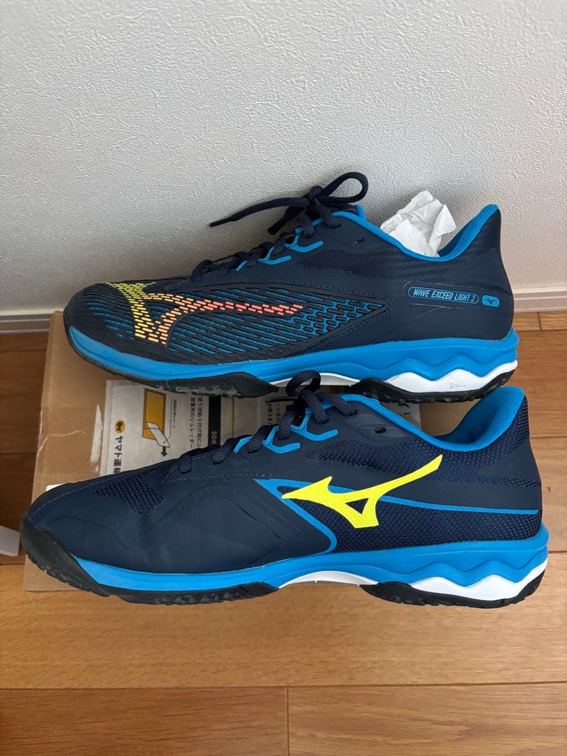 ウェーブエクシードライト2 ワイド　27.5 使用少美品