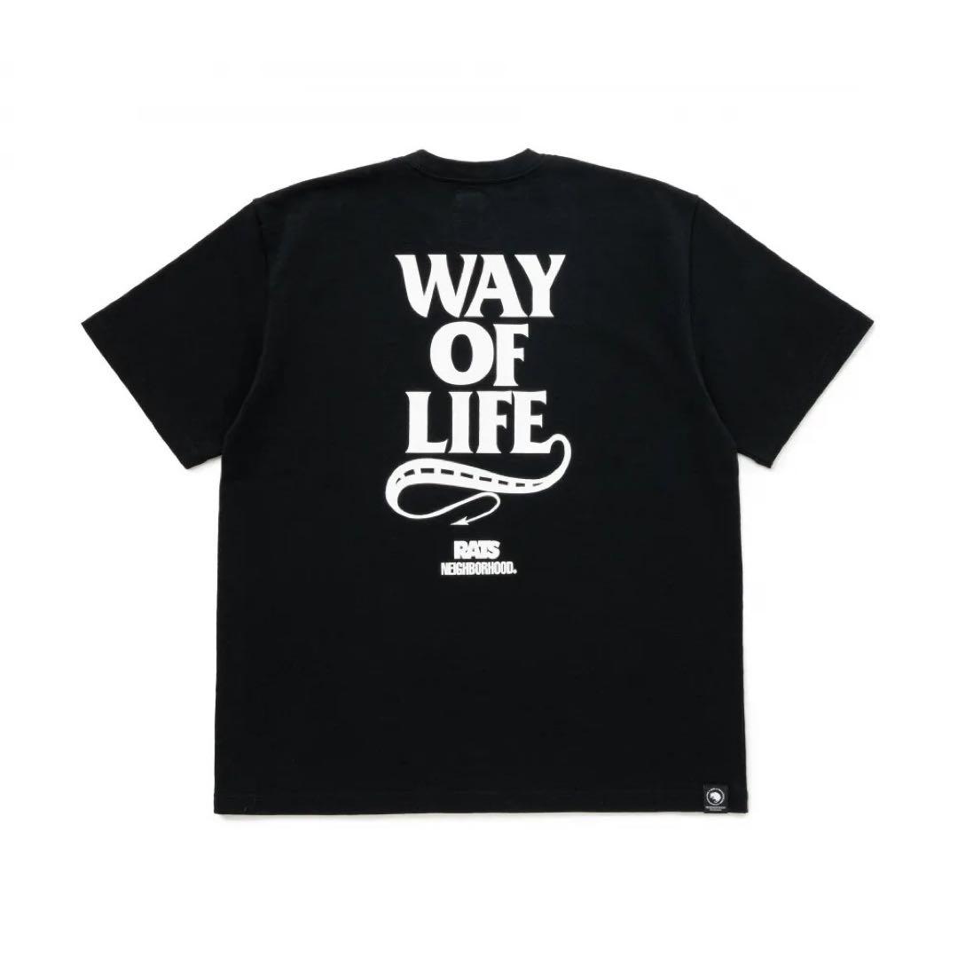 NEIGHBORHOOD RATS コラボ　Tシャツ XL ブラック　ノベルティ