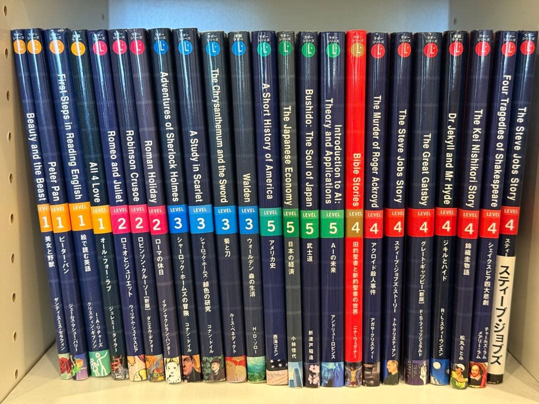 【美品多数・定番英語学習参考書:ラダーシリーズ23冊セット】