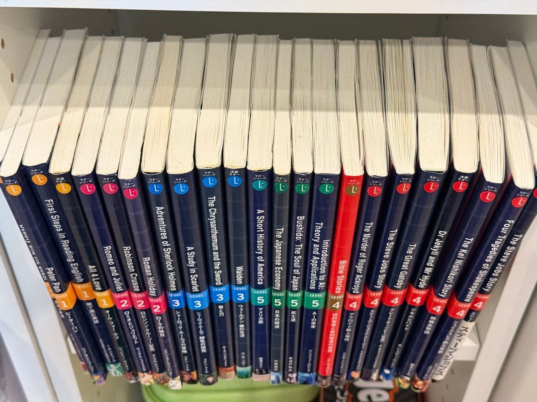 【美品多数・定番英語学習参考書:ラダーシリーズ23冊セット】