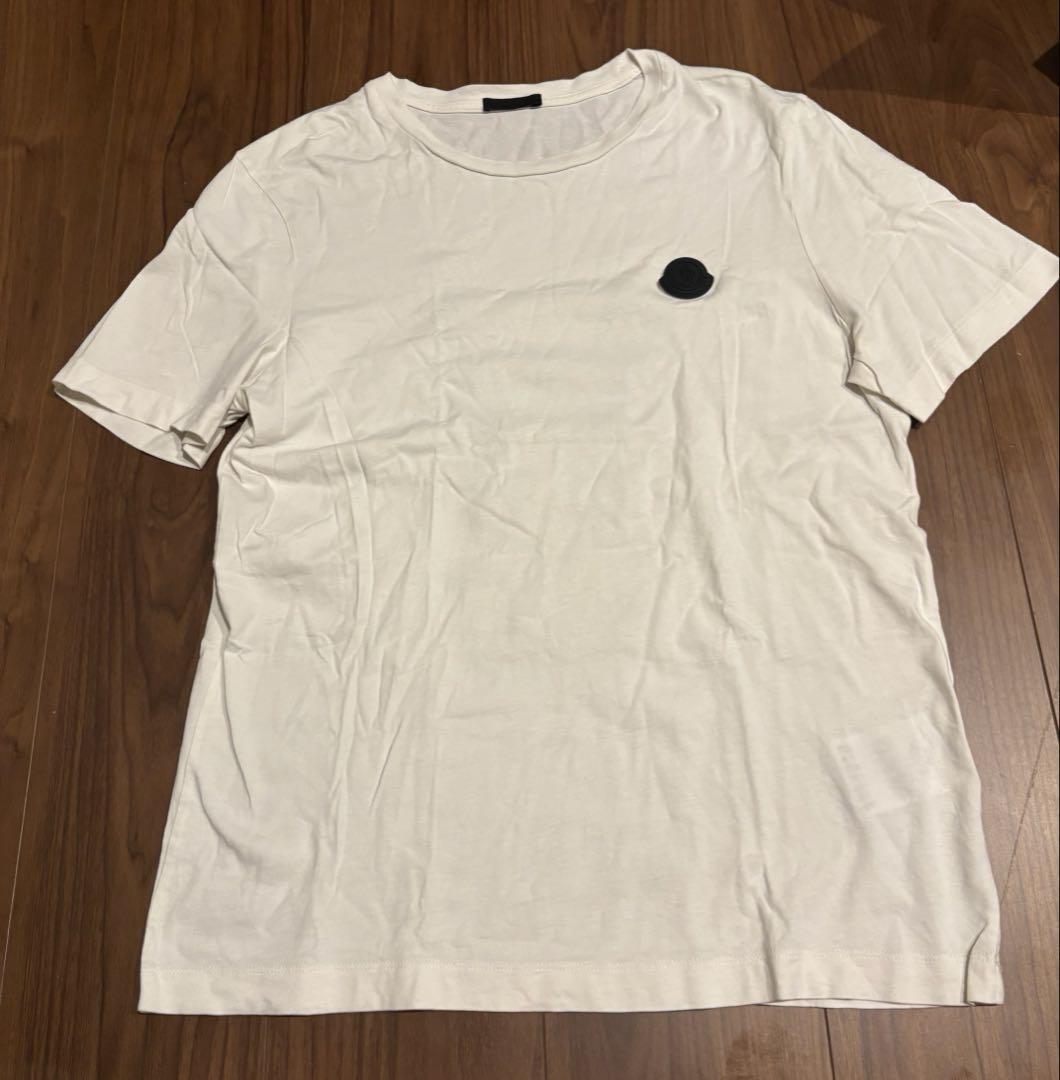 MONCLER ブラックロゴTシャツ - XSサイズ