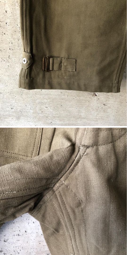 ヴィンテージ　フランス軍 M-38 モーターサイクル パンツ 前期