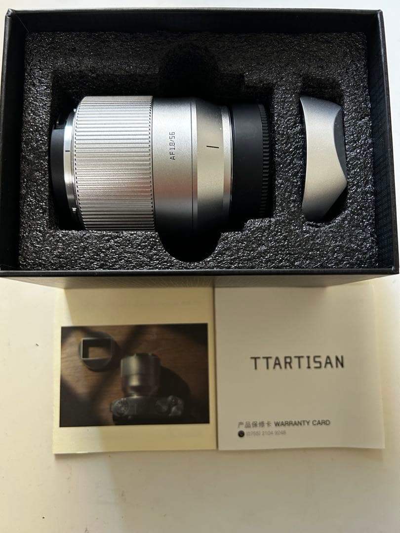 TTartisan AF 56mm f/1.8 Eマウント　シルバー