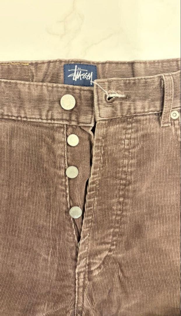 STUSSYステューシー90's USA コーデュロイストレートパンツ 34