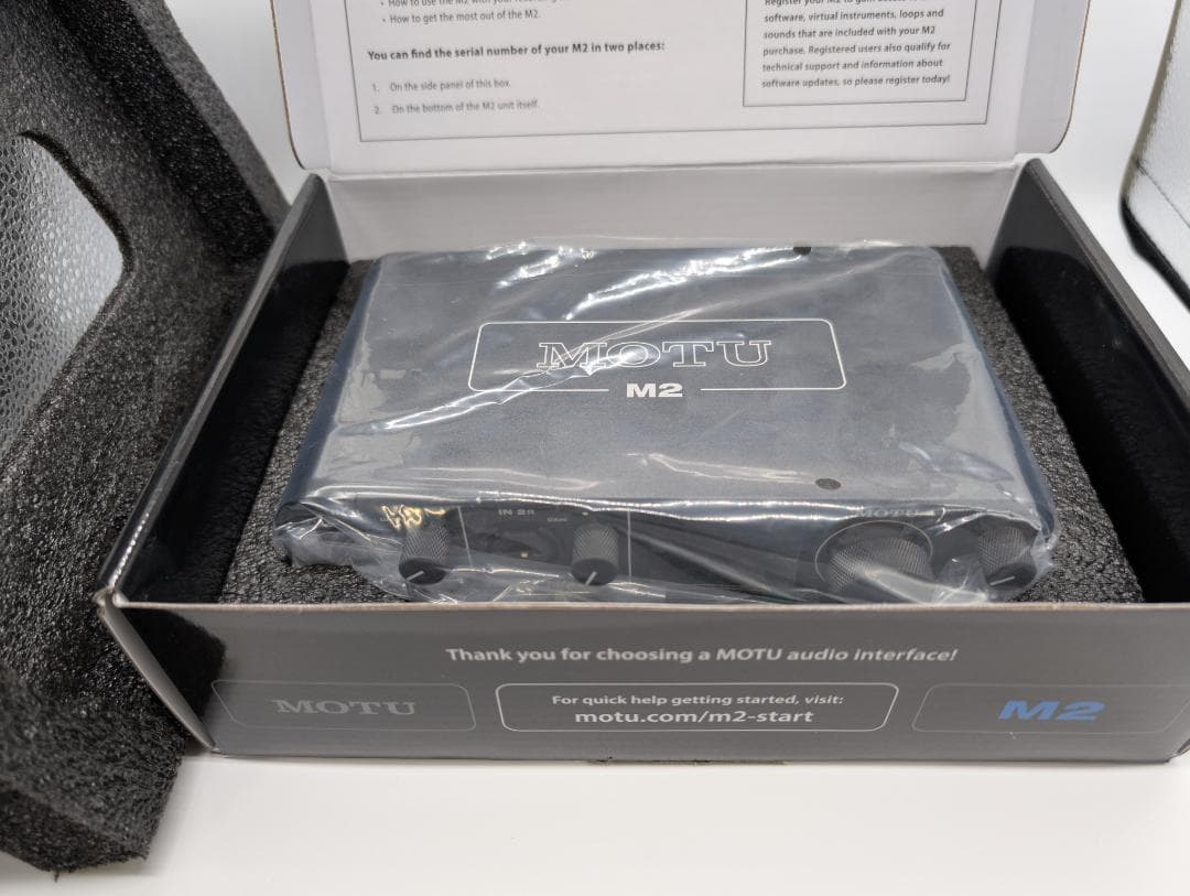 MOTU M2 USBオーディオインターフェース 国内正規品 USB-DAC