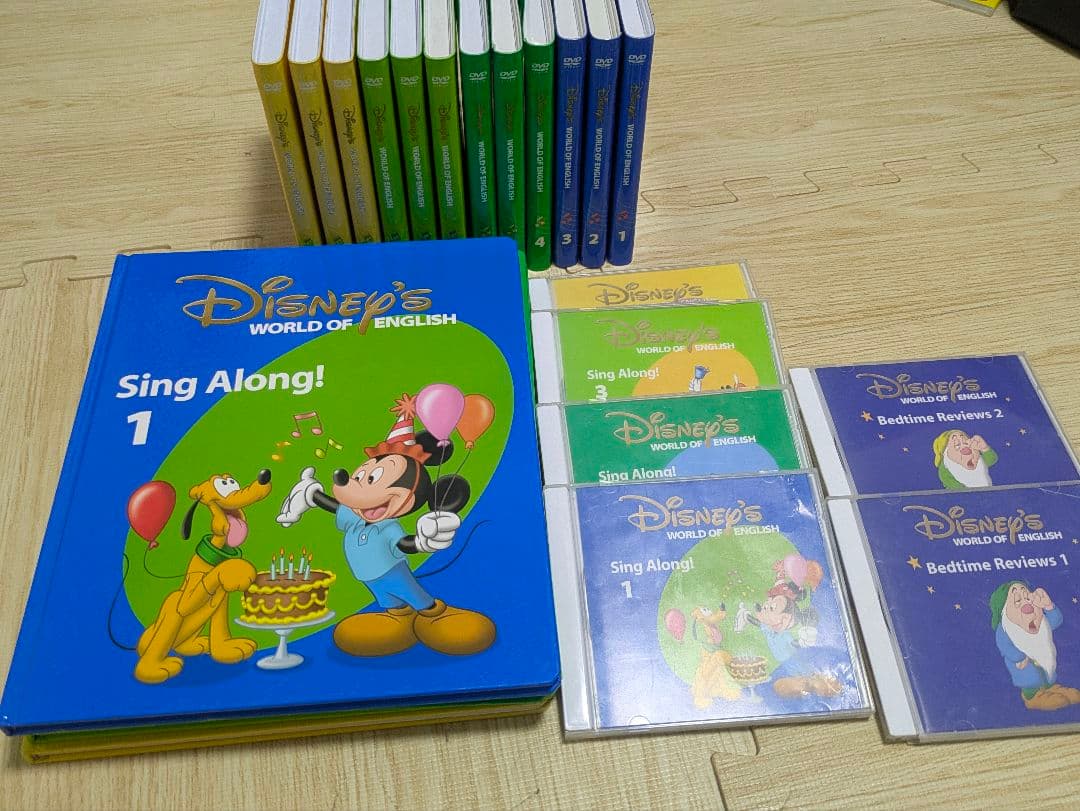 DWE SingAlong!　 DVD CD 本セット