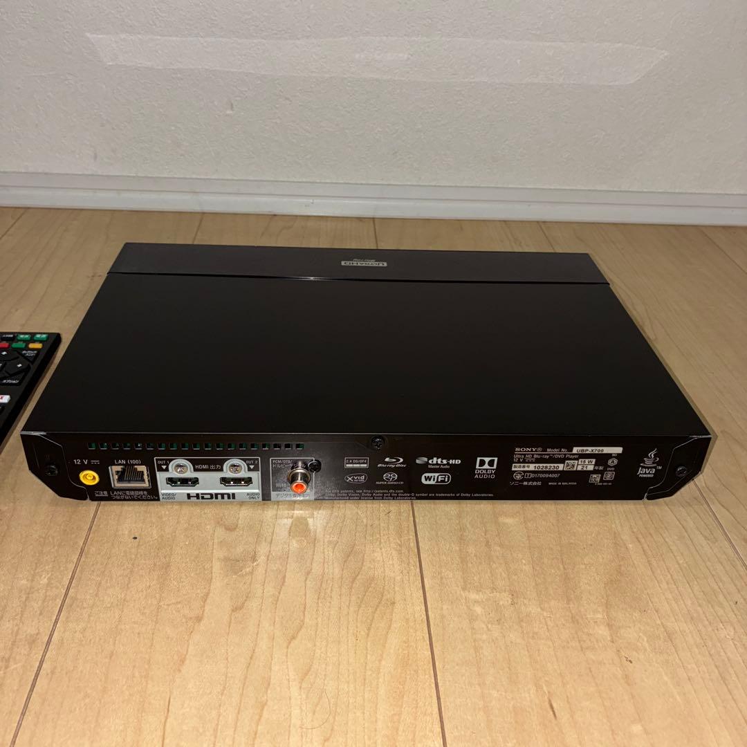 SONY ブルーレイプレーヤー UBP-X700 Ultra HDブルーレイ対応
