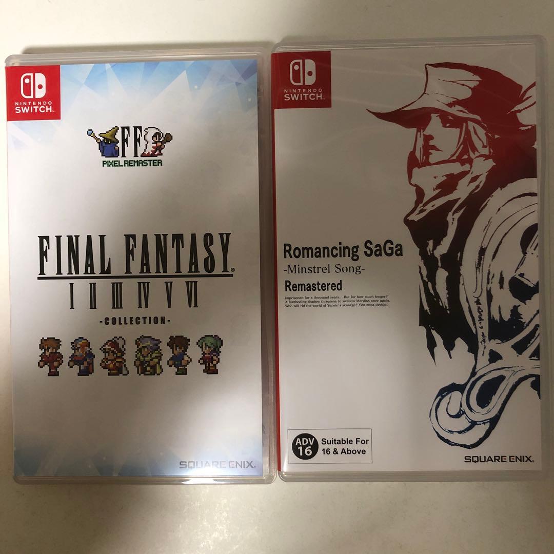 Switch 海外版 ファイナルファンタジー ロマンシングサガ まとめ売り