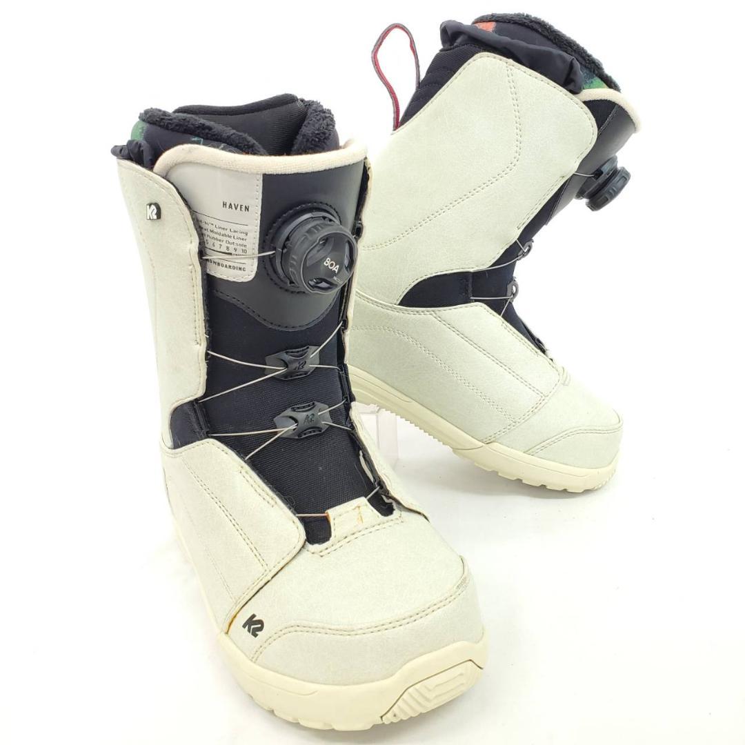 ケーツー　スノーボード　HAVEN　レイダー　US7　BOA　バイカラー