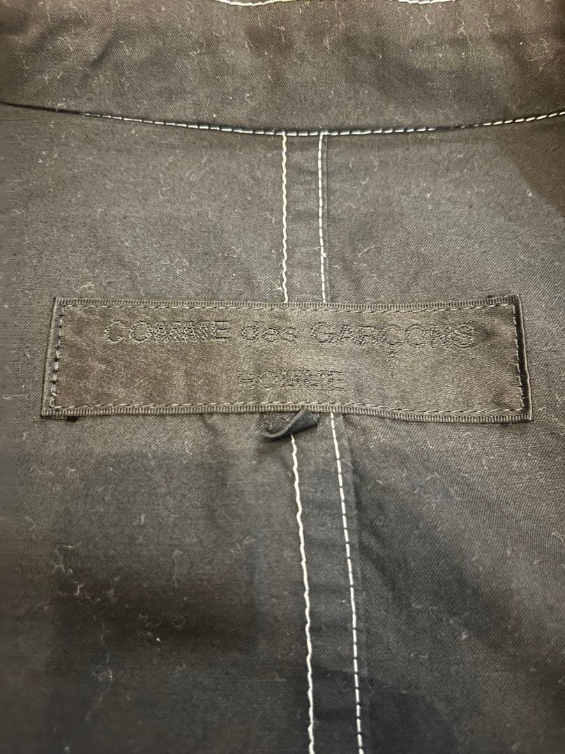 コムデギャルソンオム ジャケット 製品染comme des garcons 黒