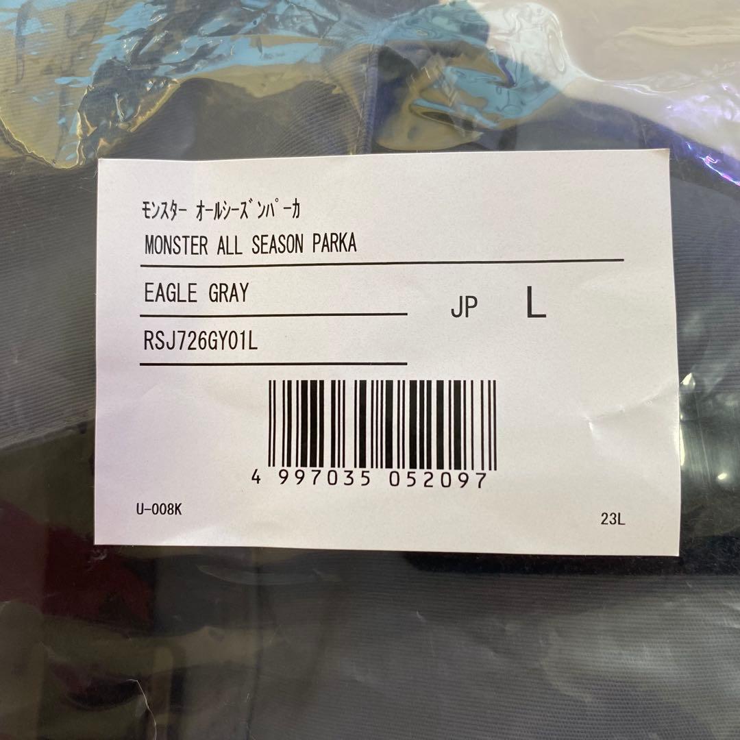 RS TAICHI RSJ726 モンスター オールシーズンパーカー Lサイズ