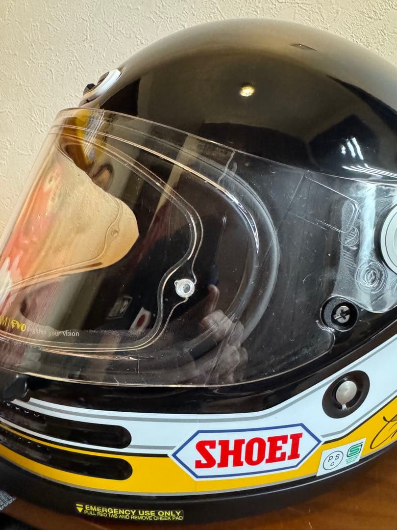 SHOEI ショウエイ　グラムスター　glamster ブラック　イエロー