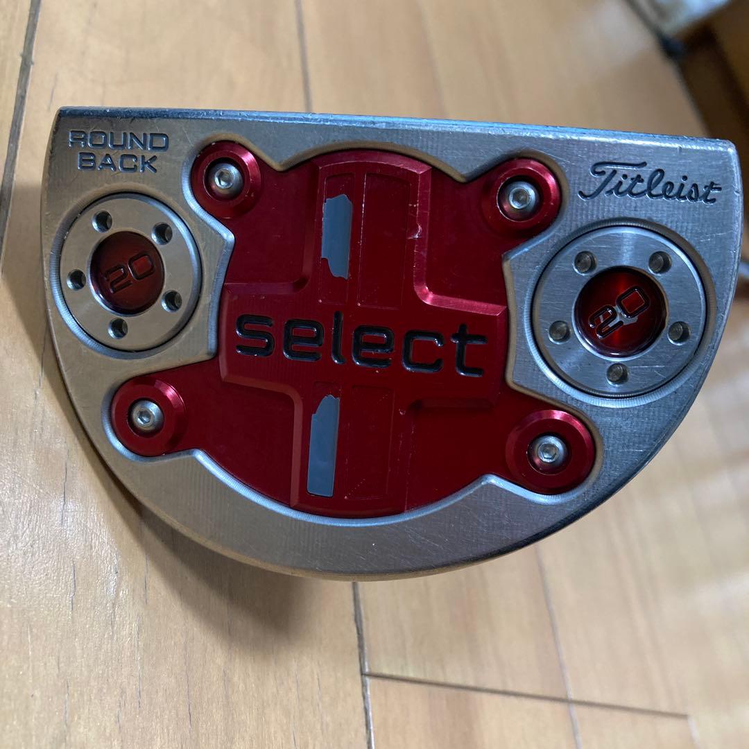 値下げ　中古　タイトリスト　パター　３３インチ　カバー付き