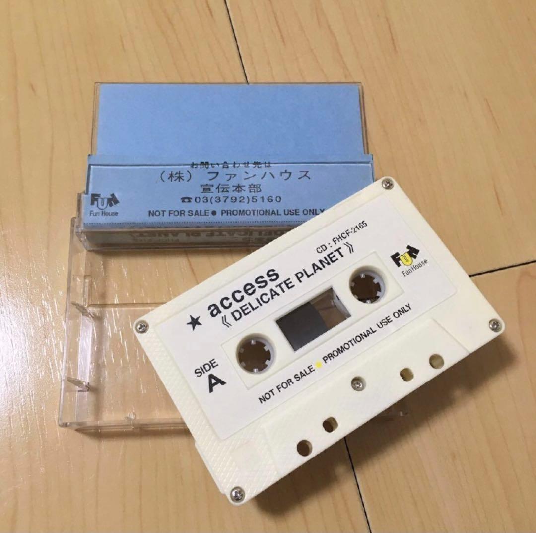 非売品 カセットテープ access DELICATE PLANET プロモ