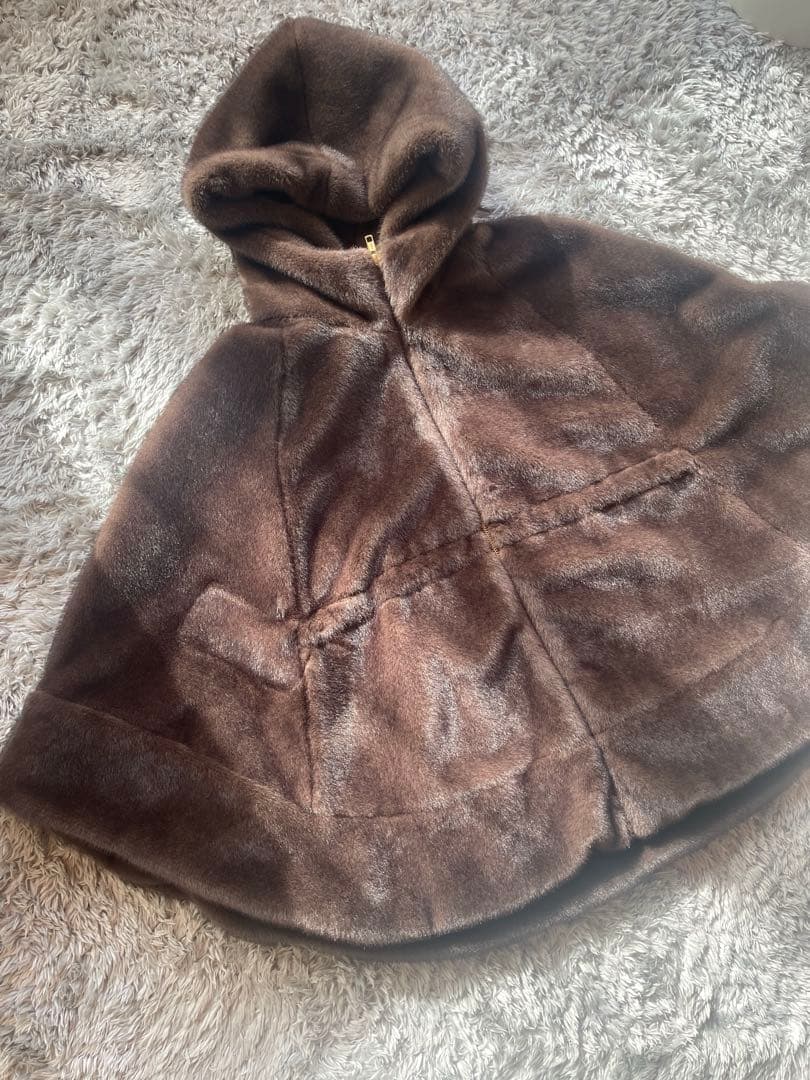 ジャケット・アウター Dolce. teddy poncho/brown