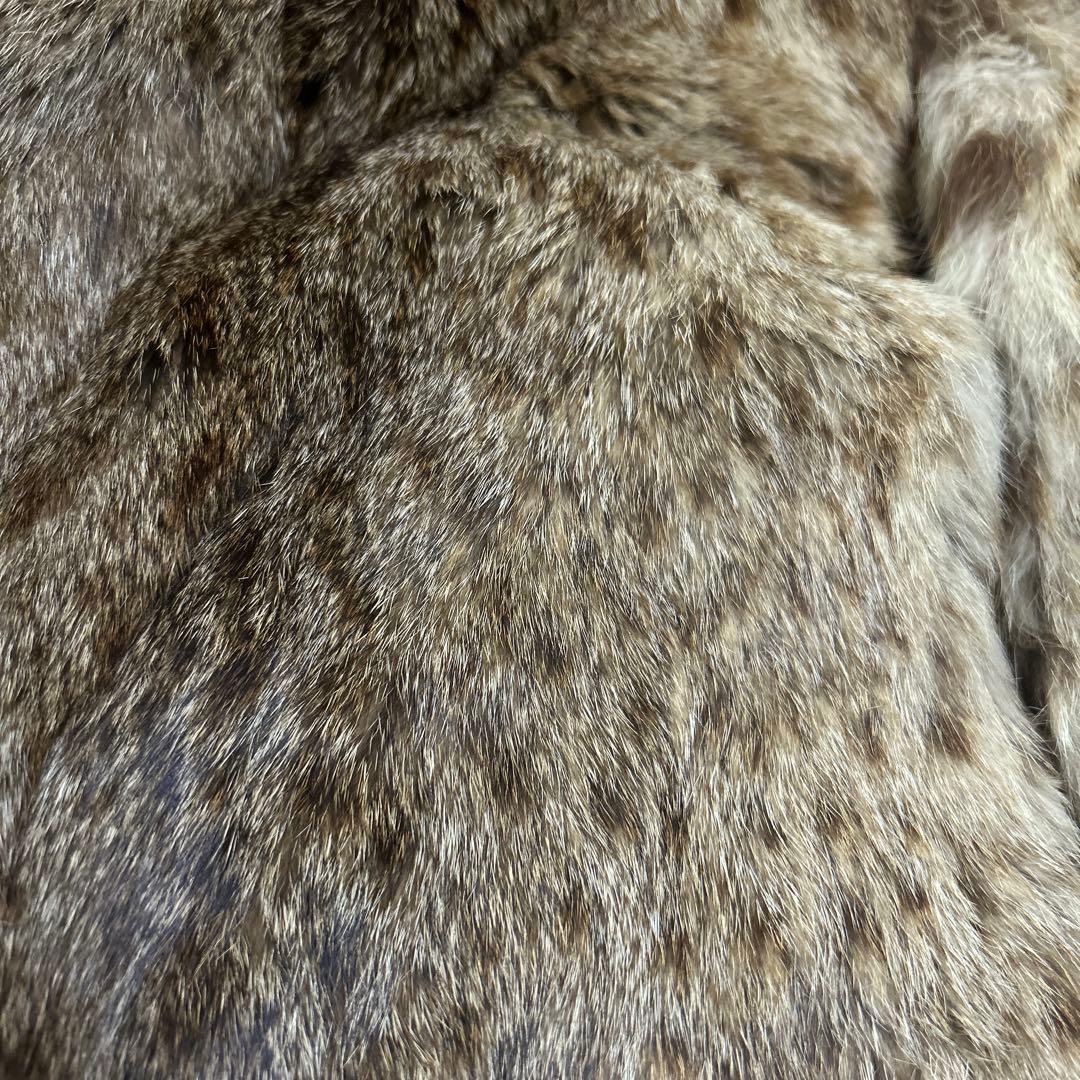 Revilldn レヴィヨン ファーコート　毛皮　ロング　ブラウン