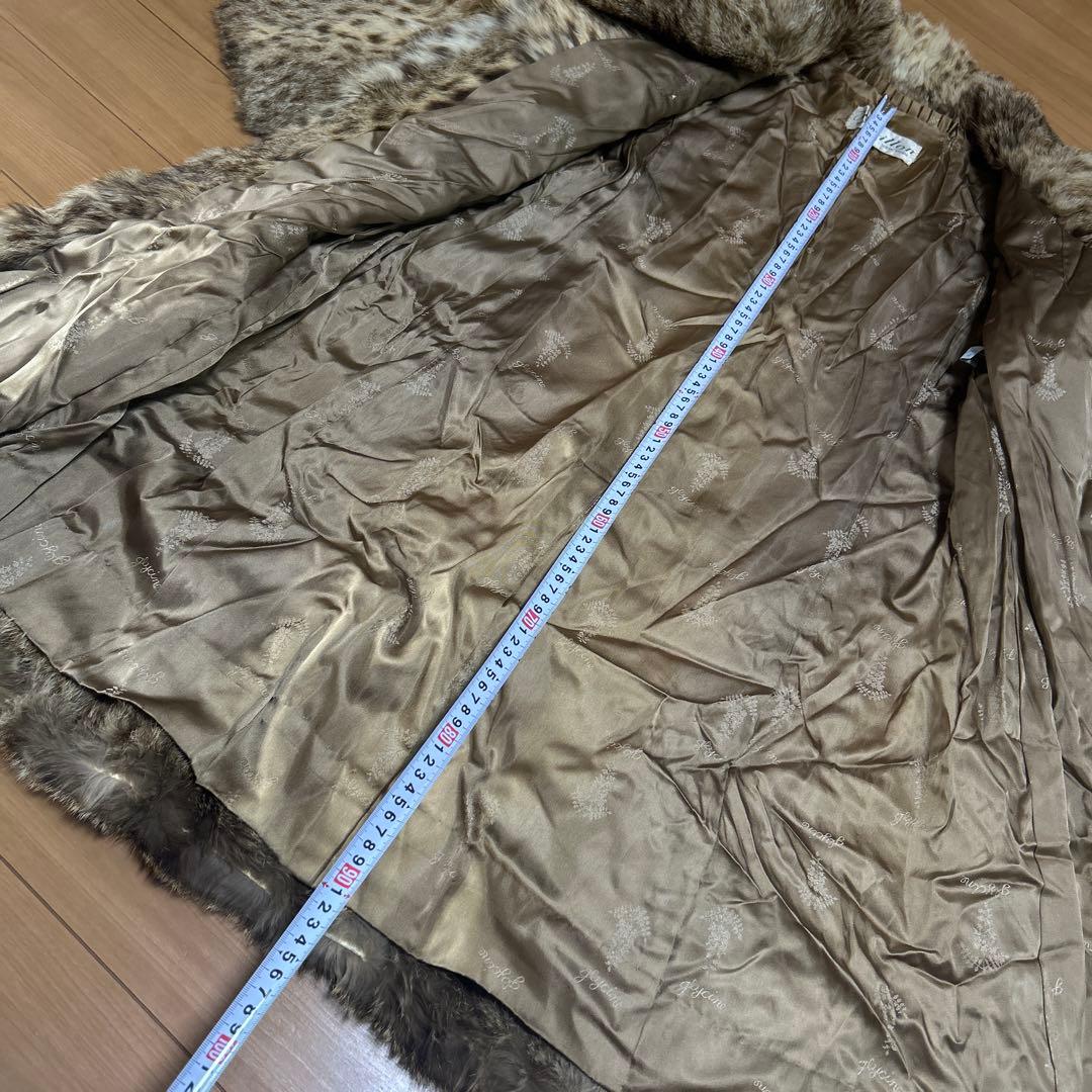 Revilldn レヴィヨン ファーコート　毛皮　ロング　ブラウン