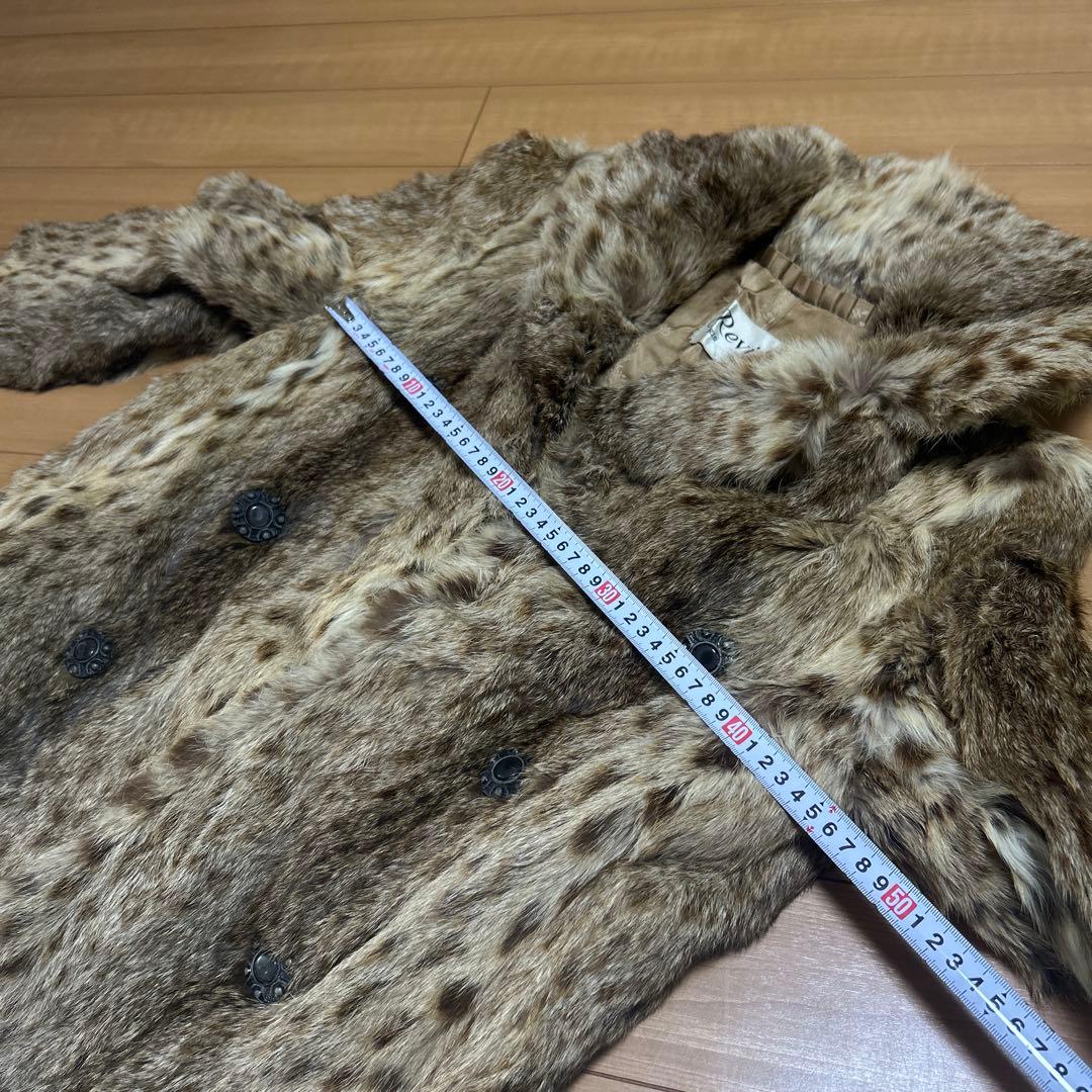 Revilldn レヴィヨン ファーコート　毛皮　ロング　ブラウン