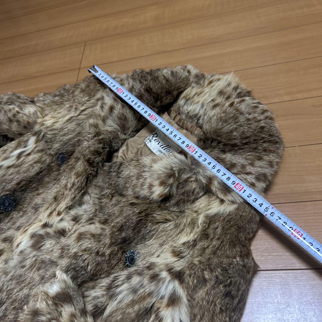 Revilldn レヴィヨン ファーコート　毛皮　ロング　ブラウン
