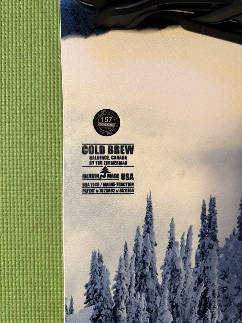 COLD BREW スノーボード 157cm ※バインディングなし※