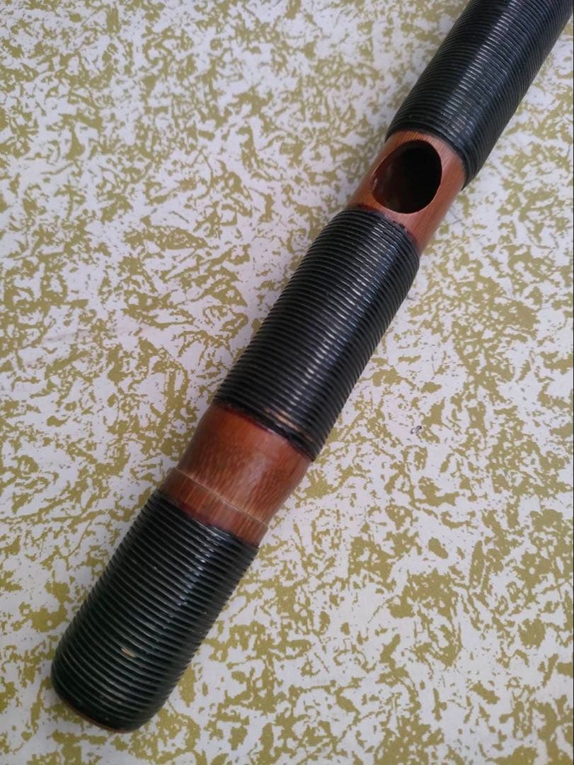 todosページ 龍笛 本管 竹製 木箱付