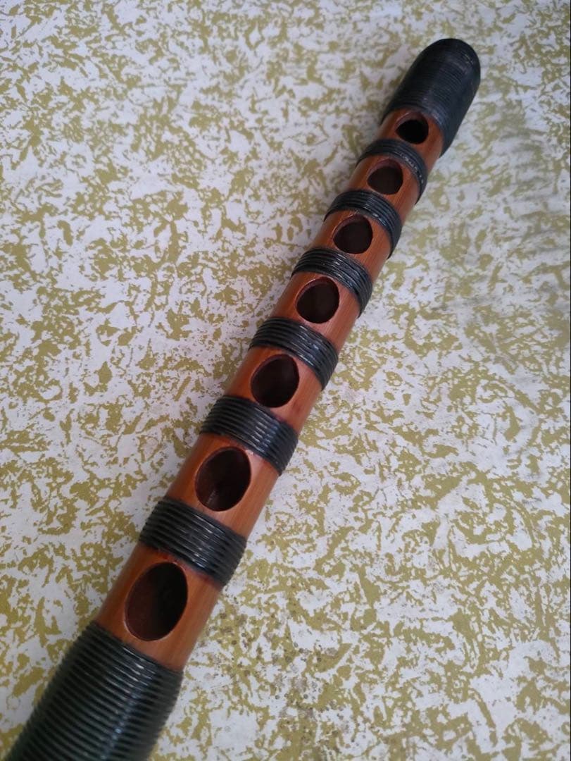 todosページ 龍笛 本管 竹製 木箱付