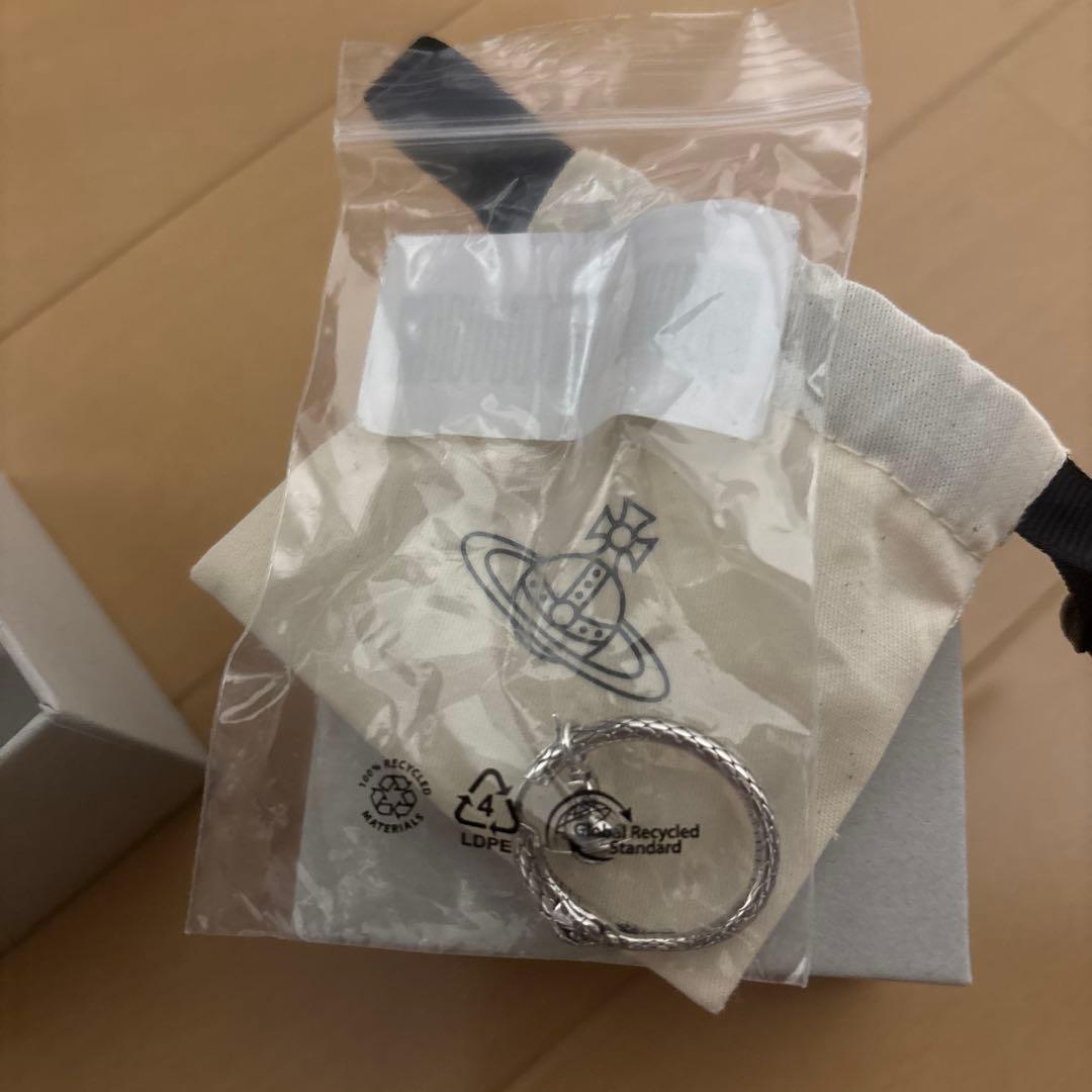 シルバー925 フープピアス パールチャーム付き