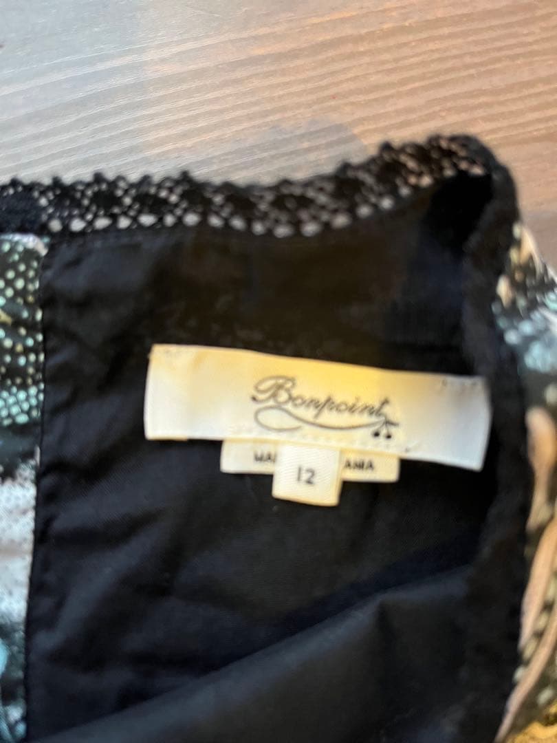 美品　ボンポワン　リバティワンピース