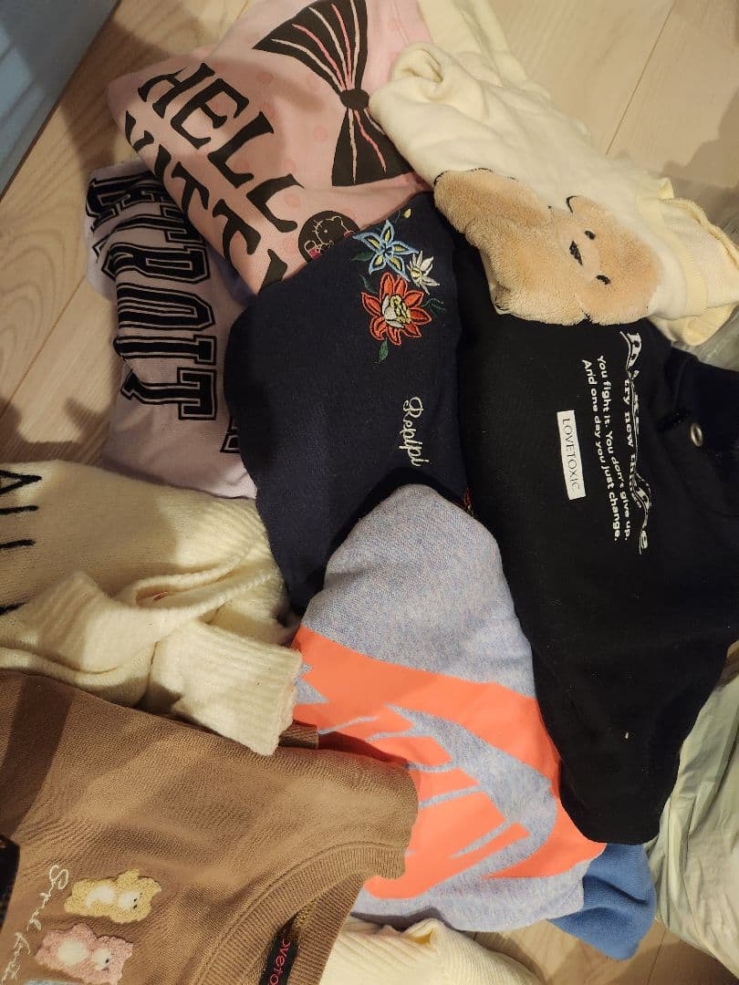 ７５点　キッズ服セット 　140　まとめ売り　女の子　大量