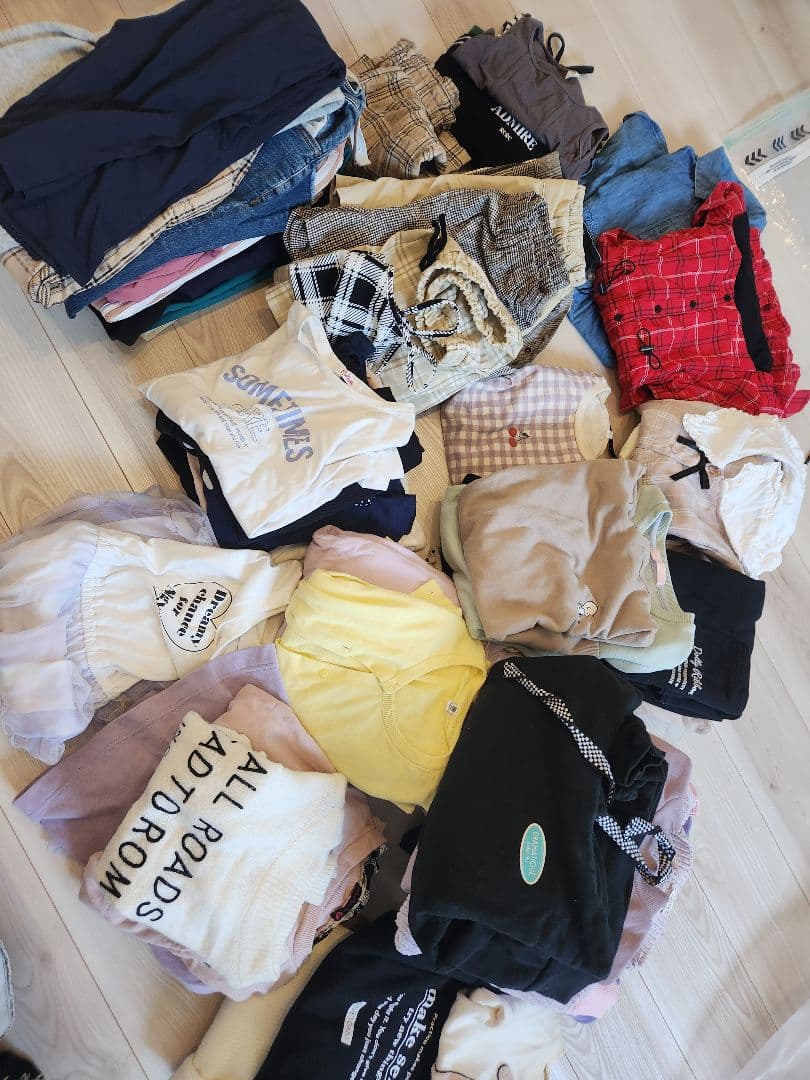 ７５点　キッズ服セット 　140　まとめ売り　女の子　大量