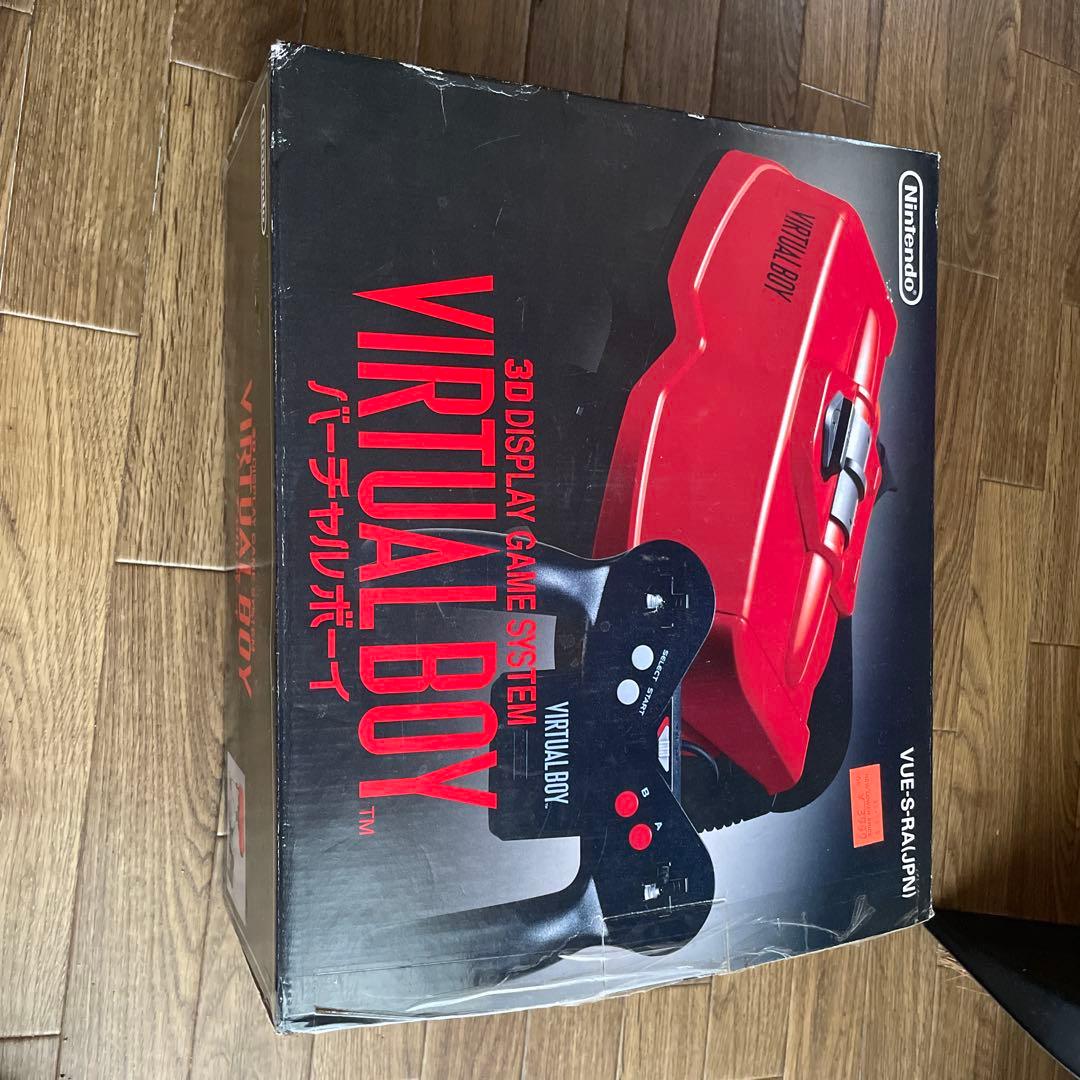 希少バーチャルボーイ　ソフト2個付き。箱、説明書付きです。