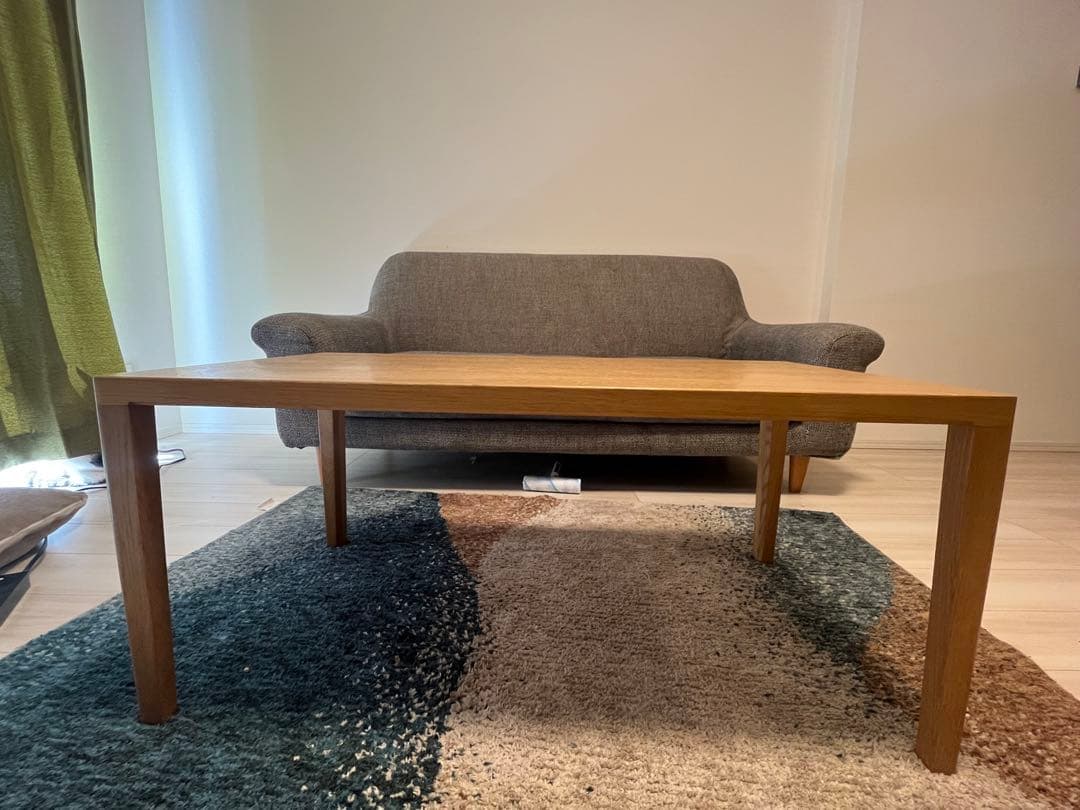 1／31まで　最終値下げカリモク　ナチュラル木製長方形テーブル