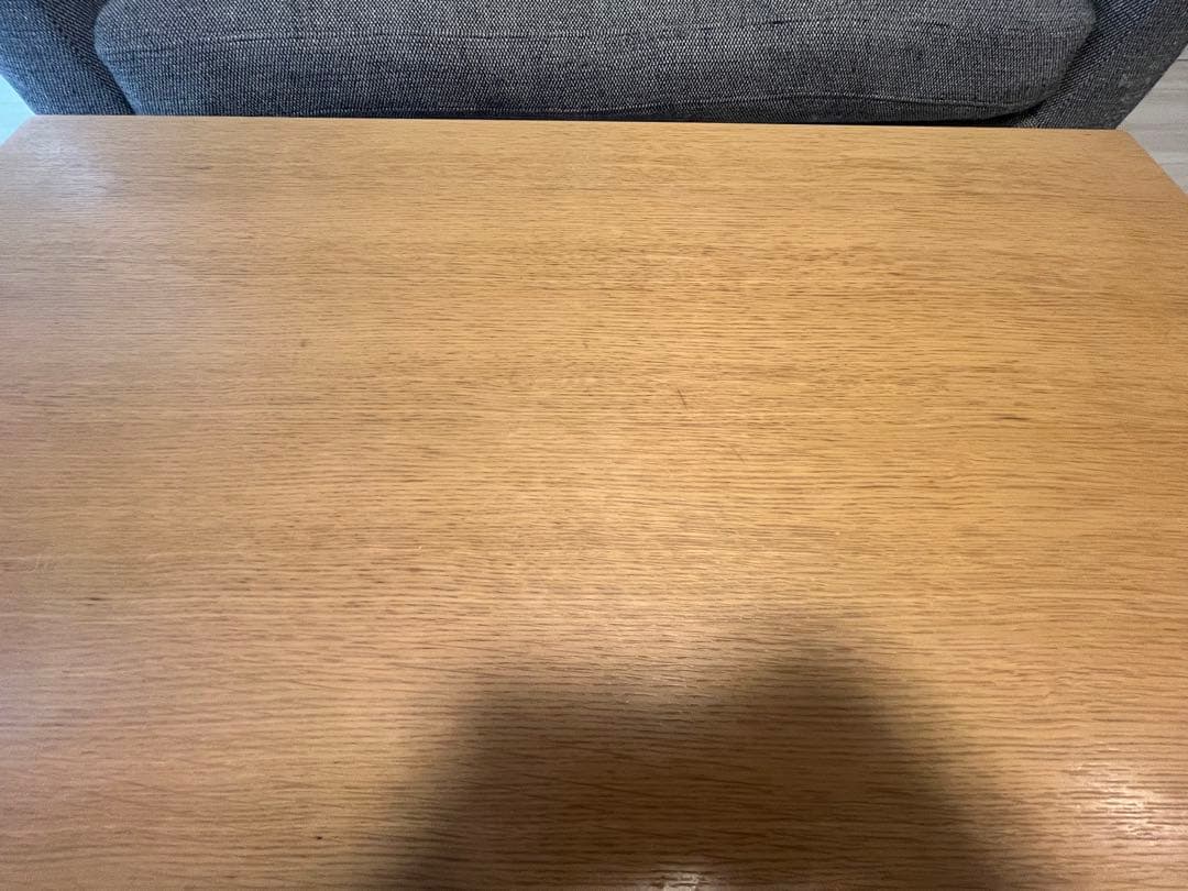 1／31まで　最終値下げカリモク　ナチュラル木製長方形テーブル