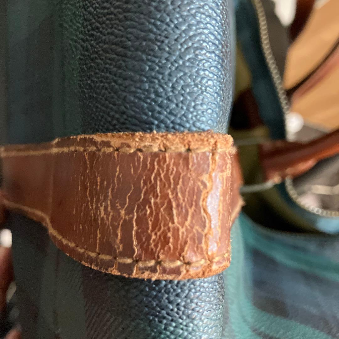 ポロ ラルフローレン ボストンバッグ 2way チェック PVC レザー 大容量