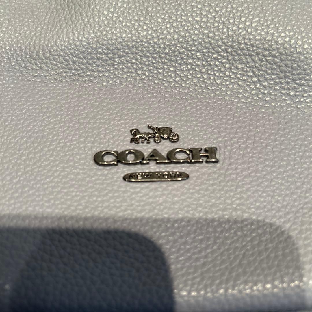 【未使用】COACH トートバッグ　グレー系