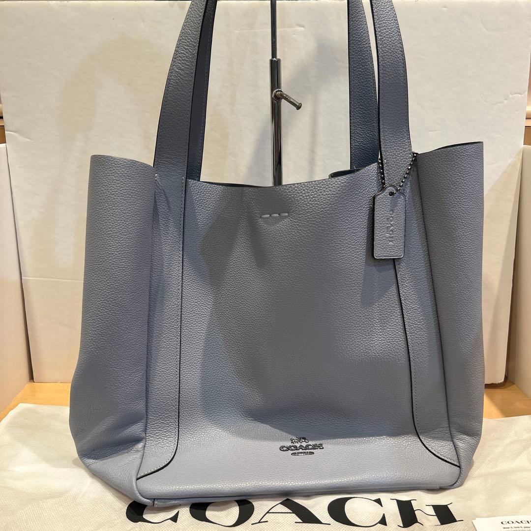 【未使用】COACH トートバッグ　グレー系