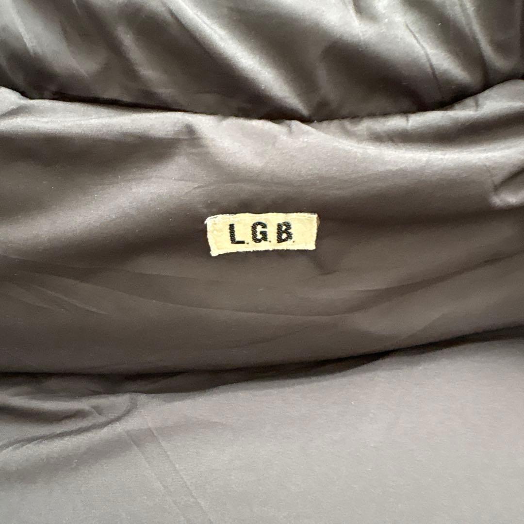 [初期] L.G.B. LEATHER DOWN VEST SIZE2