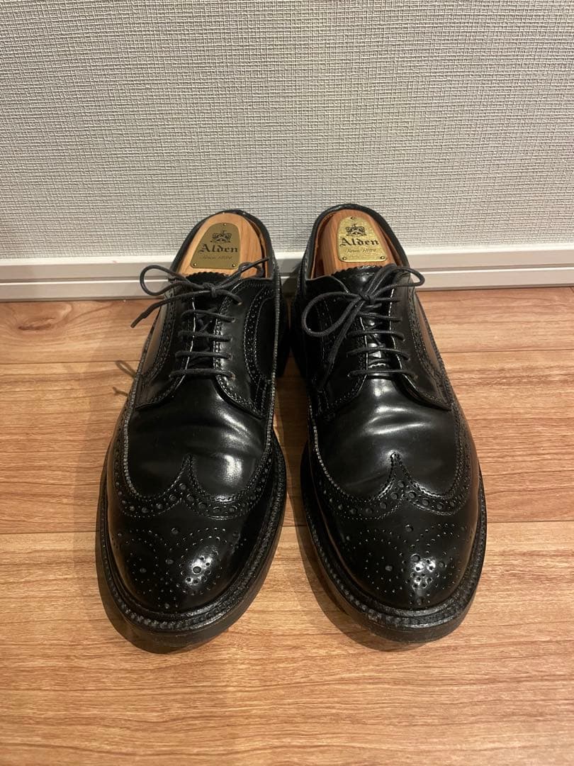 Alden 9751 コードバン　ウィングチップ　7E