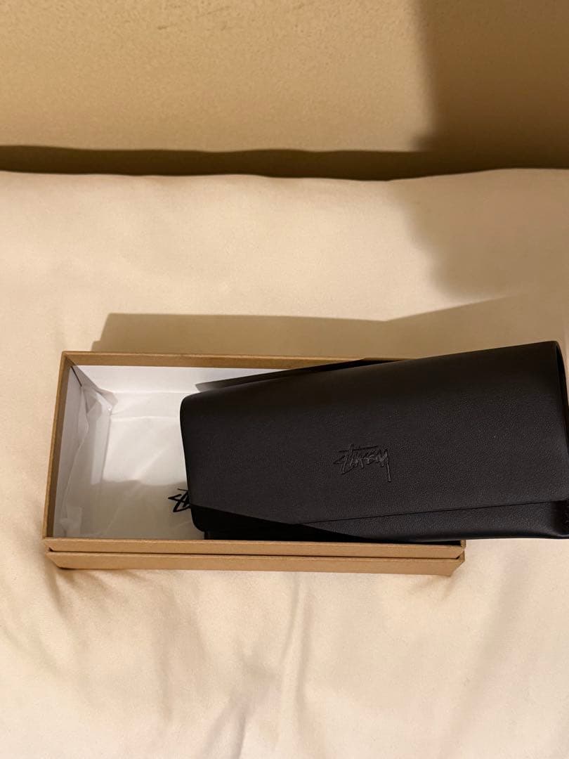 STUSSY VINCENT サングラス ブラック/グリーンレンズ