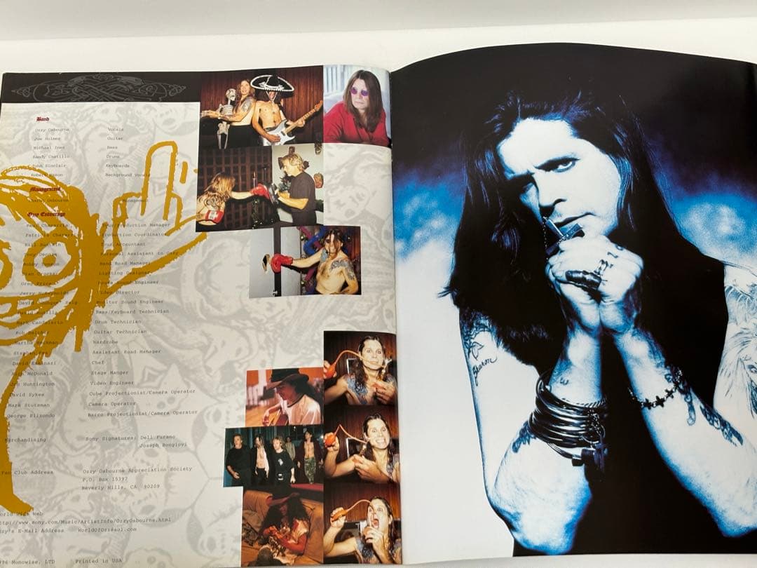 オジーオズボーン　ライブパンフレット