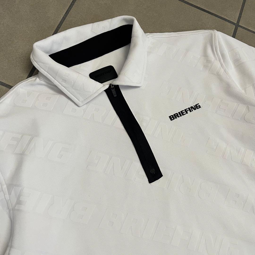 BRIEFING ブリーフィング　セットアップ　ハーフジップ ゴルフ　メンズ　L