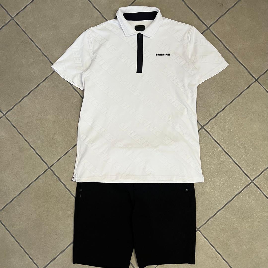 BRIEFING ブリーフィング　セットアップ　ハーフジップ ゴルフ　メンズ　L
