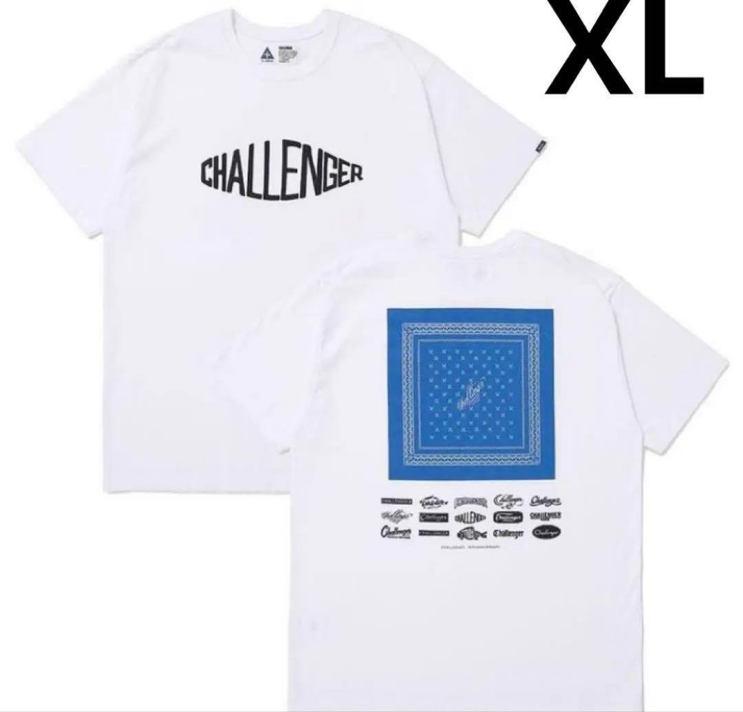 トップス CHALLENGER 15th BANDANA LOGO TEE
